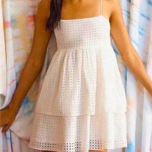 Urban Outfitters white babydoll dress